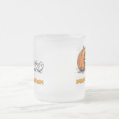 Cute Halloween Pumpkin Matglas Koffiemok (Center)