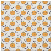 Cute Halloween Pumpkin Pattern Stof (Swatch)