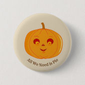 Cute Halloween Pumpkin Ronde Button 5,7 Cm (Voorkant)