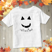 Cute Halloween Pumpkin Smile Toddler T-Shirt