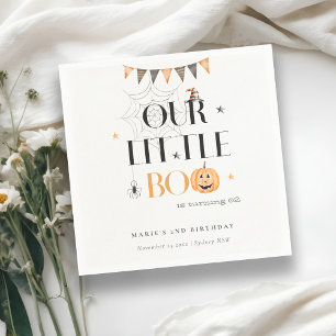 Cute Halloween Pumpkin Spider Web Vrijgezellenfees Servet