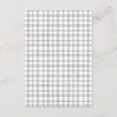 Cute Halloween Pumpkin Spiderweb Wedding Details Informatiekaartje (Achterkant)