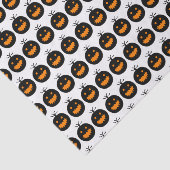 Cute Halloween Pumpkin Tissuepapier (Detail)