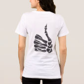 Cute Halloween Pumpkin Women’s White T-Shirt (Achterkant)