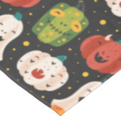 Cute Halloween Pumpkins and Gourds Tafelkleed (Gekanteld)