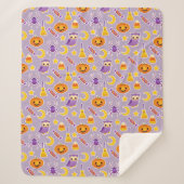 Cute Halloween Pumpkins is eigenaar van Spiders St Sherpa Deken (Voorkant)