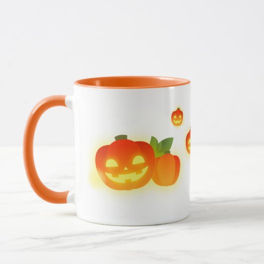 Cute Halloween Pumpkins Mok (Links)
