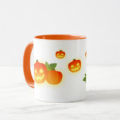 Cute Halloween Pumpkins Mok (Voorkant links)