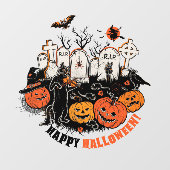 Cute Halloween Raamsticker (Vel)