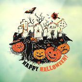 Cute Halloween Raamsticker (Vel 3)