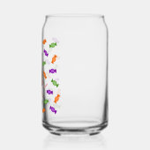 Cute Halloween Rat and Pumpkin Blikvorm Glas (Links)