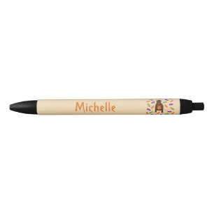 Cute Halloween Rat and Pumpkin Custom Zwarte Inkt Pen