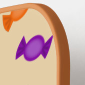 Cute Halloween Rat and Pumpkin Pickleball Paddle (Links Detail)