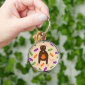 Cute Halloween Rat and Pumpkin Sleutelhanger (Hand)