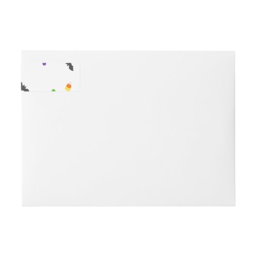 Cute Halloween Return Address Labels (Voorkant)