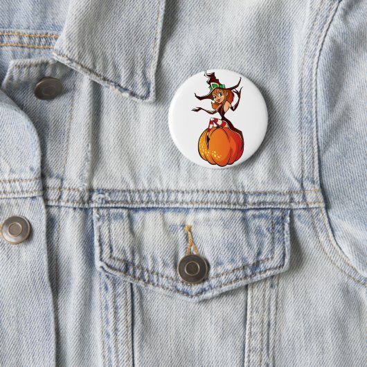 Cute Halloween Ronde Button 5,7 Cm (In situ)