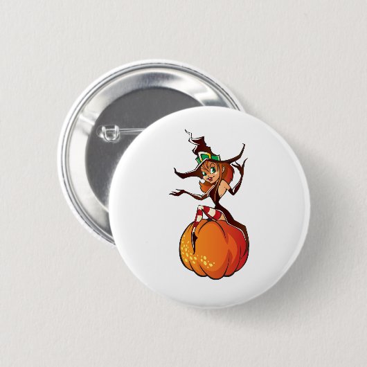 Cute Halloween Ronde Button 5,7 Cm (Voorkant /achterkant)