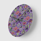 Cute Halloween Ronde Klok (Hoek)