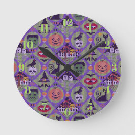Cute Halloween Ronde Klok