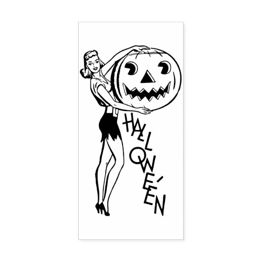 Cute Halloween Rubberstempel (Afrduk)