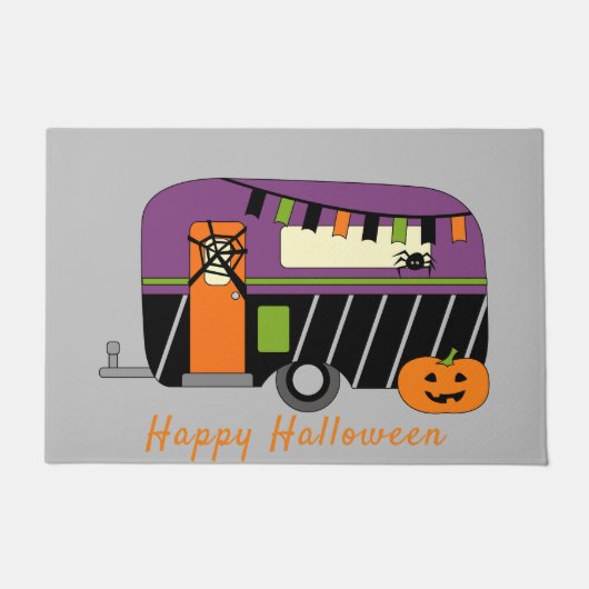 Cute Halloween RV Camper Deurmat (Voorkant)
