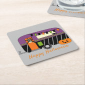 Cute Halloween RV Kartonnen Onderzetters (Schuin)