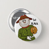 Cute Halloween Scarecrow Contest Prize Favor Ronde Button 5,7 Cm (Voorkant /achterkant)