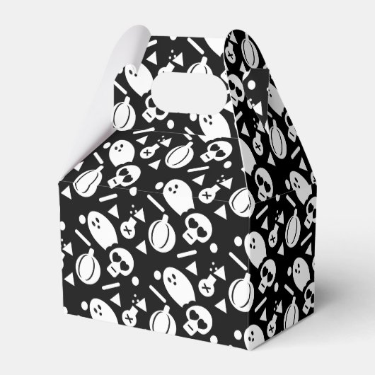 Cute Halloween Schedel Confetti Pompoen Strooideco Bedankdoosjes (Voorkant Zijde)