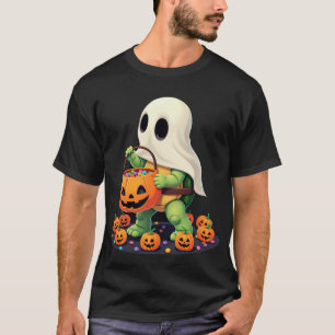 Cute Halloween Schildpad Spoken met Snoepjes (2) T-shirt