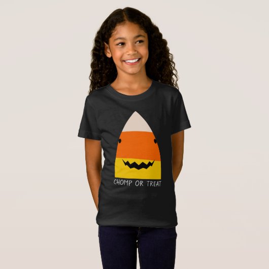 Cute Halloween Shark T-shirt (Voorkant volledig)