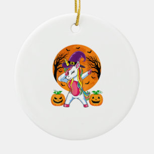 Cute Halloween Shirt Meisjes Vrouwen Hekserij Eenh Keramisch Ornament