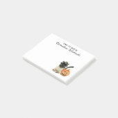 Cute Halloween Siamese Cat | Jouw namen toevoegen Post-it® Notes (Schuin)