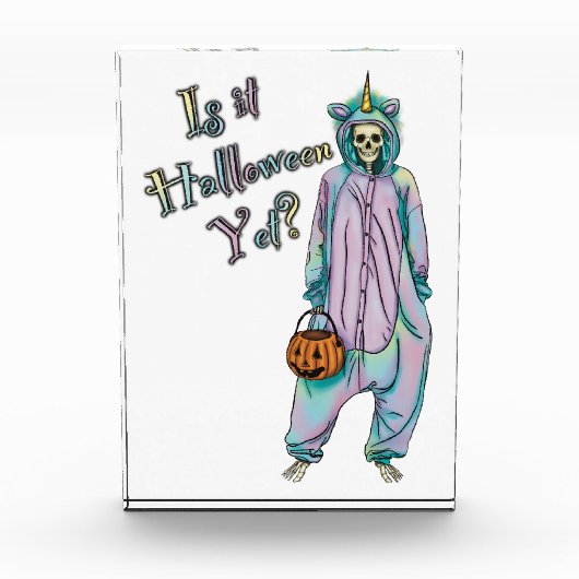 Cute Halloween Skeleton Fotoblokken (Voorkant)