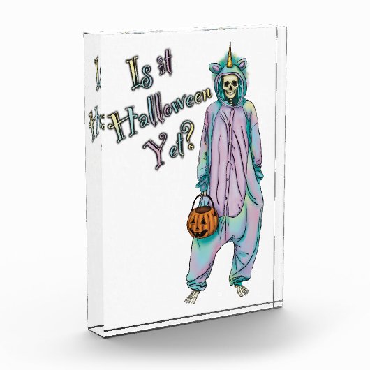 Cute Halloween Skeleton Fotoblokken (Links)