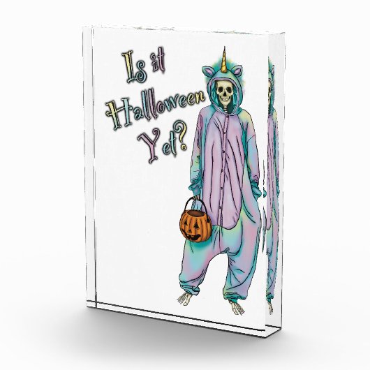 Cute Halloween Skeleton Fotoblokken (Rechts)