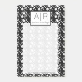 Cute Halloween Skeleton Ghost Pumpkin Print Post-it® Notes (Voorkant)