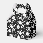 Cute Halloween Skull Confetti Pumpkin Sprinkles Bedankdoosjes (Achterkant)