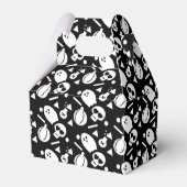 Cute Halloween Skull Confetti Pumpkin Sprinkles Bedankdoosjes (Voorkant Zijde)