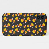 Cute Halloween snoepmaïs in zwart patroon Case-Mate iPhone Case (Achterkant (horizontaal))