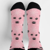 Cute Halloween Spider and Web Socks with Name Sokken (Top)