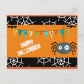 Cute Halloween Spider Briefkaart (Voorkant)