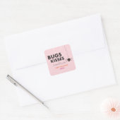 Cute Halloween Spider Gift | Roze avor Vierkante Sticker (Envelop)