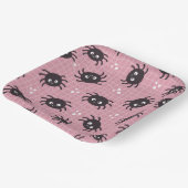Cute Halloween Spider Pattern Papieren Bordje (Gebogen)