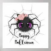 Cute Halloween Spider Poster (Voorkant)