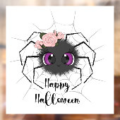 Cute Halloween Spider Raamsticker (Vel 2)