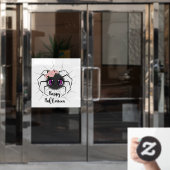 Cute Halloween Spider Raamsticker (Kantoordeur)