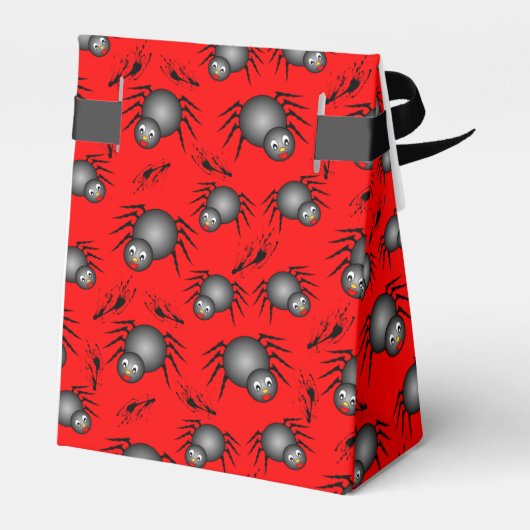 Cute Halloween Spiders Favor Box Bedankdoosjes (Achterkant)