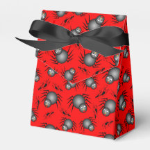 Cute Halloween Spiders Favor Box
