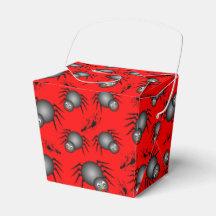 Cute Halloween Spiders Favor Box