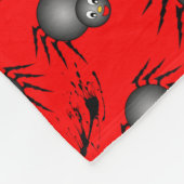 Cute Halloween Spiders Fleece Blanket (Hoek)